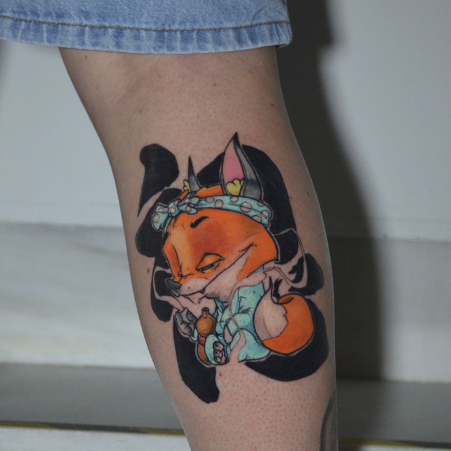 Tatuaje New School a color